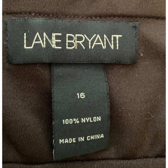 Lane Bryant Leopard Print Mini Dress V-Neck Ruffle Trim Sleeveless Size 16 - Picture 3 of 8